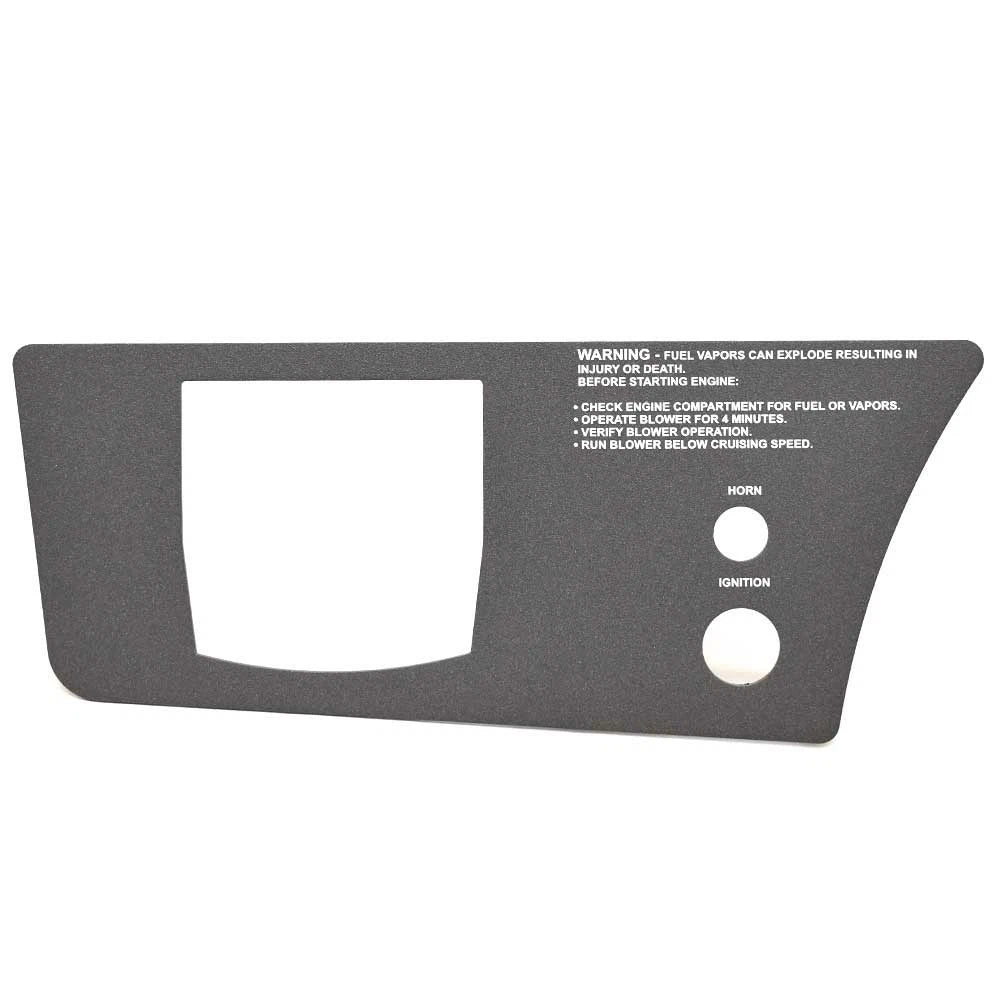 Cobalt Boat Blank Dash Panel 502248SG - Dark Gray Aluminum
