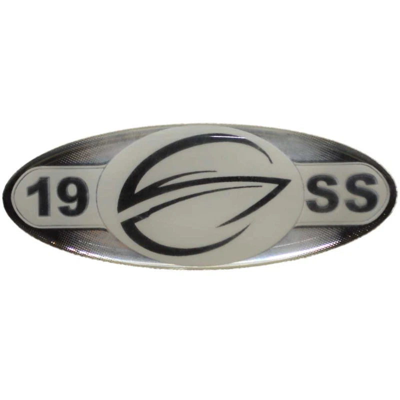 Crownline Boat Raised Decal 40189 - 19 SS Black Silver White
