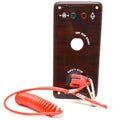 Lund Boat Ignition Switch Panel 2293996 - Woodgrain 6 1/8 X 3 Inch
