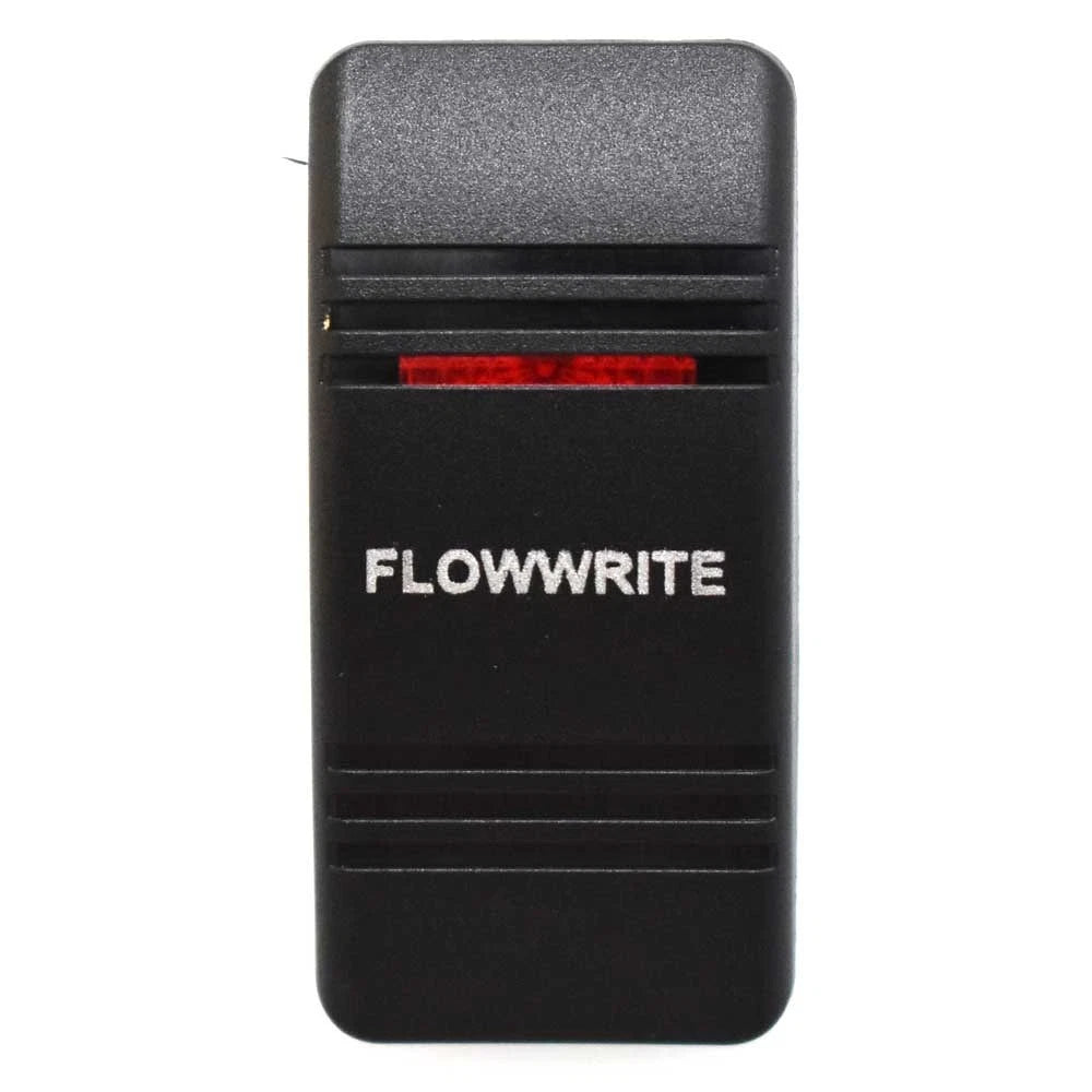 Sigma Boat Rocker Switch Cover - Flowwrite Actuator Black