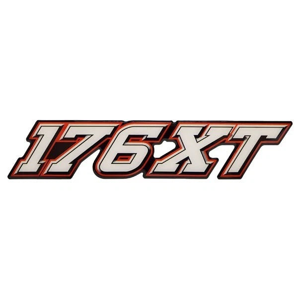 Stratos Boat Raised Decal 7D037 - 176XT (2007) Black Red Gray
