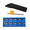 External Tool Holder Turn Holder 10PCS Aluminum Insert VCGT110304-AK H01