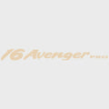 Tracker Boat Decal Sticker 135543 - Cream 16 Avenger Pro 25 X 2 1/2 Inch