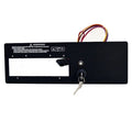 Four Winns Boat Ignition Panel 025-4400 - Black Aluminum Inboard