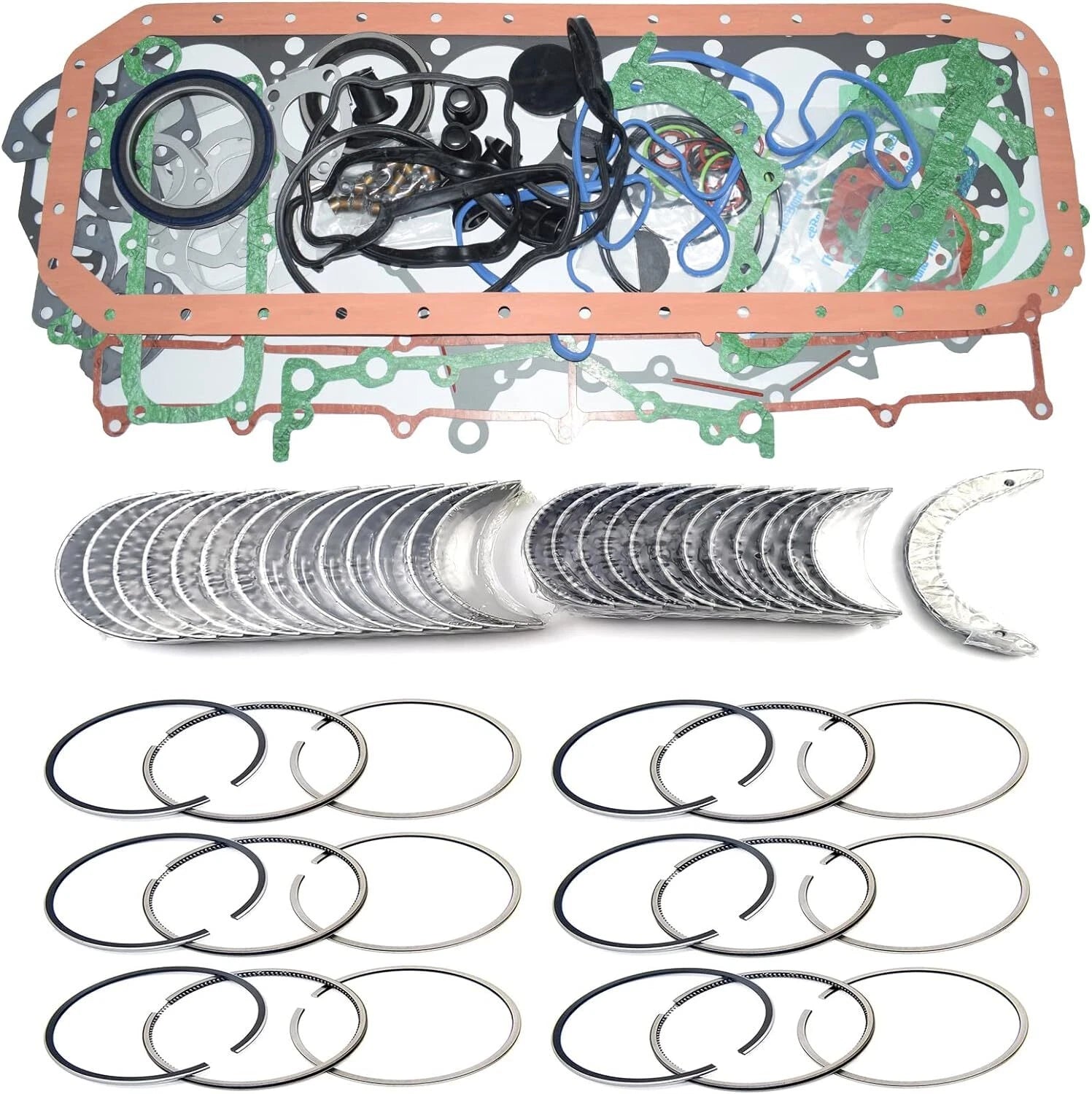 ENGINE FULL SET RE-RING KIT for S6D110 Komatsu Wheel Loader WA350-1