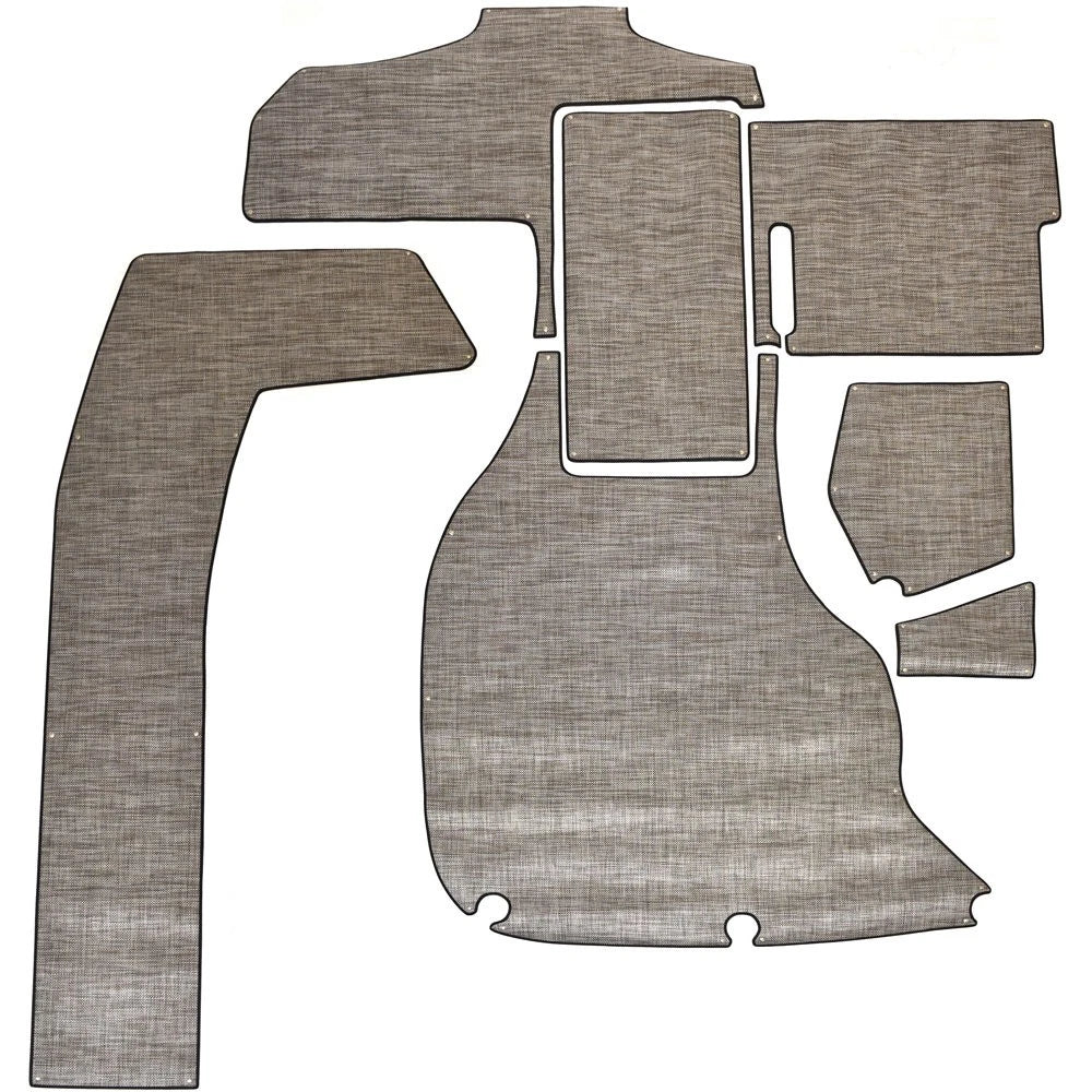 Cobalt Boat Non-Skid Deck Mats 407528 - Silver Woven Vinyl (set of 7)
