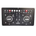 Boat Engine Control Panel - 13 3/4 X 7 1/8 Inch Black