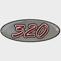 Chaparral Boat Raised Decal Sticker U17118-01 - Signature 320