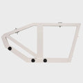 Regal Boat Cockpit Support Frame 446204 - White Powder Coated Aluminum