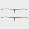 Chaparral Boat Curved Grab Rails - 34 Inch Stainless (set of 2)