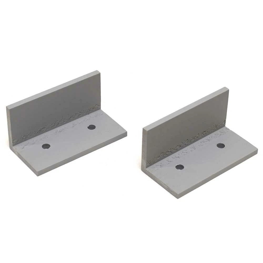 Moomba Boat Fuel Tank Mounting Brackets - 4 X 2 X 2 Inch Gray (pair)