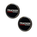 Tracker Boat Steering Wheel Decals CP20016 - Stickers Black (pair)