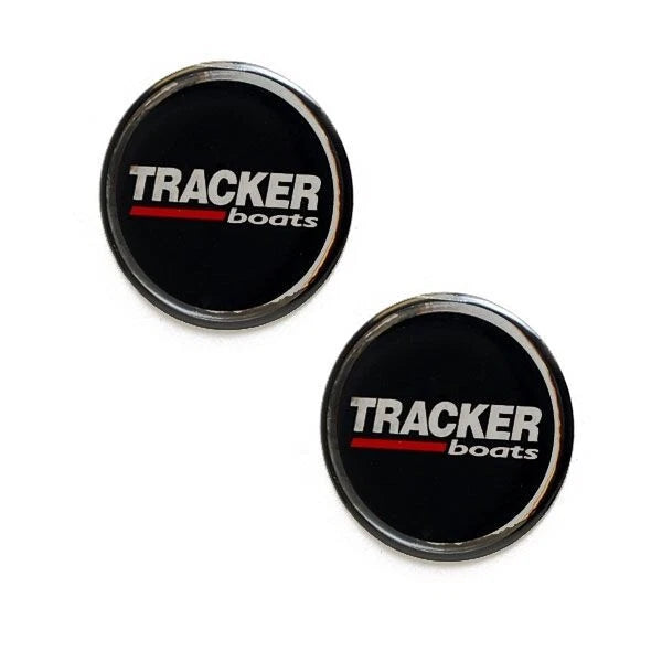 Tracker Boat Steering Wheel Decals CP20016 - Stickers Black (pair)