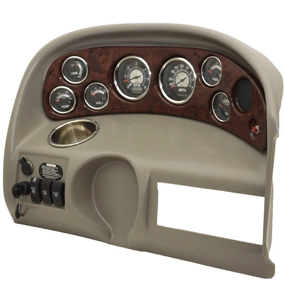 Crownline Boat Dash Panel 61772 - 180 Bowrider I/O Mercury Taupe
