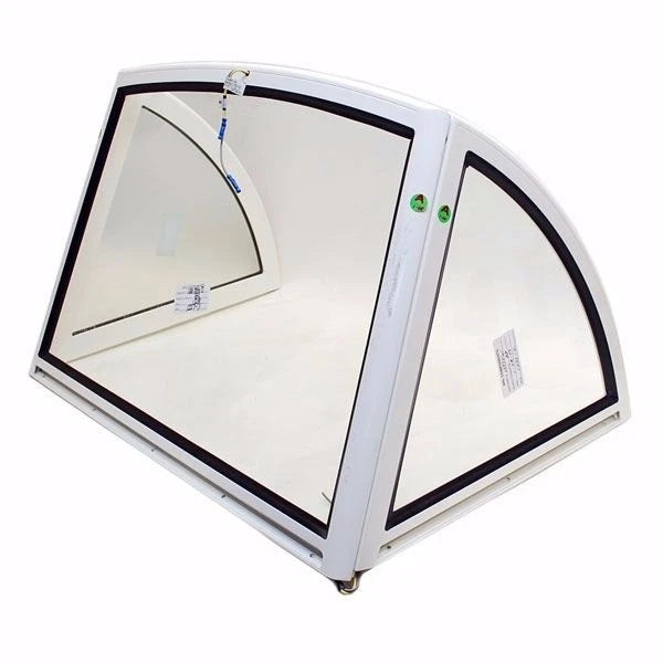 Bayliner 1754133 Clear Glass 31 Inch 3 Piece Center Console Boat Windshield