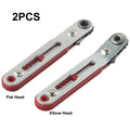 Ratchet Wrench Elbow Head Flat Head Ratchet Wrench Screwdriver 16 Teeth