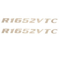 Lowe Boat Decals 1823558 - Roughneck 1652 VTC Ivory Vinyl (pair)
