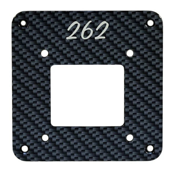 Rinker 262 Boat Blank Trim Tab Panel 45039 - Black Carbon Fiber