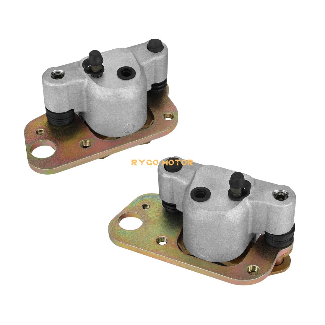 Front Brake Calipers & Pads for Polaris Scrambler 400 500 2x4 4x4 1998-2004 ATV