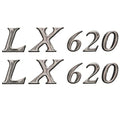 Larson Boat Decal 8624-3385 - LX 260 7 X 1 1/2 Inch Vinyl (pair)