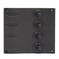 SeaSense Boat Switch Panel 50031291 - 4 Way ON/OFF Black