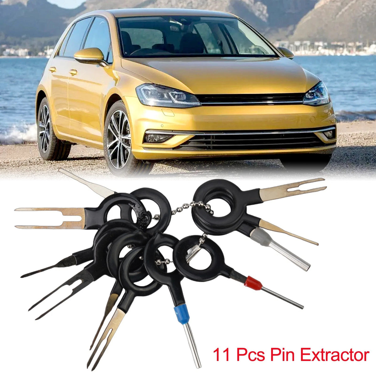 Auto Car Terminal Removal Tool Wire Connector Pin Release Extractor Puller Kit