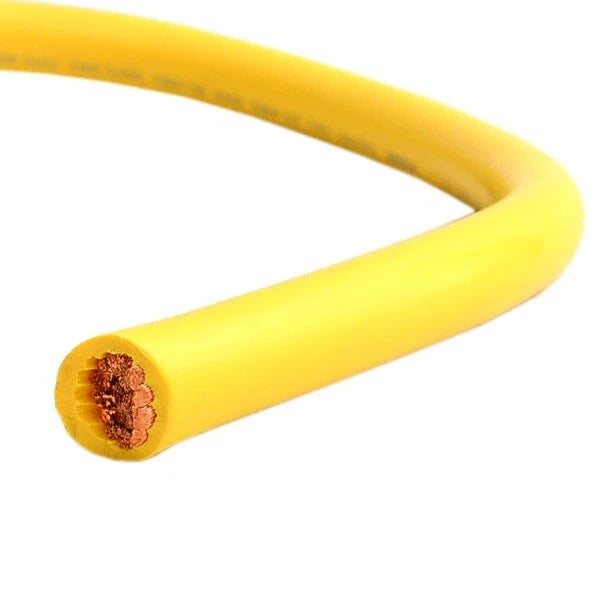 Pacer Boat Battery Cable E157097 - 2/0 AWG UL 600V Yellow (FT)