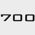 Tahoe Boat Raised Emblem Decal 311457 - 700 Black Glossy Sticker
