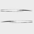 Tracker Boat Graphic Decal Sticker - 109 X 8 Black Gray (set of 2)