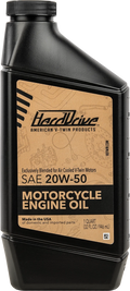 HARDDRIVE 20W50 V-Twin Engine Oil 1 Quart for Harley Davidson & Custom Bikes