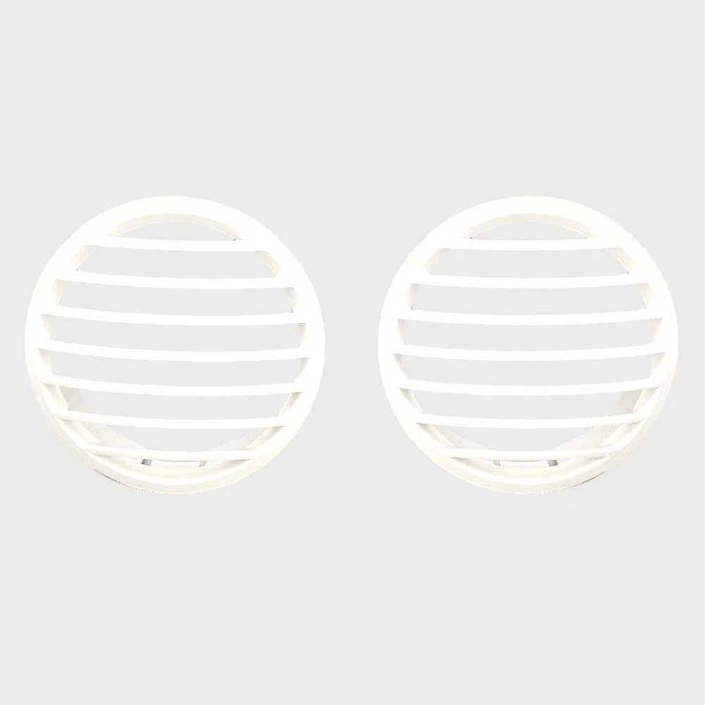 ITC Boat AirFlow Vent 81935-W - 4 1/2 Inch Round White (pair)