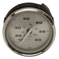 Faria Boat 60 MPH Speedometer Gauge SEK042A - 4 3/8 Inch Kronos Silver