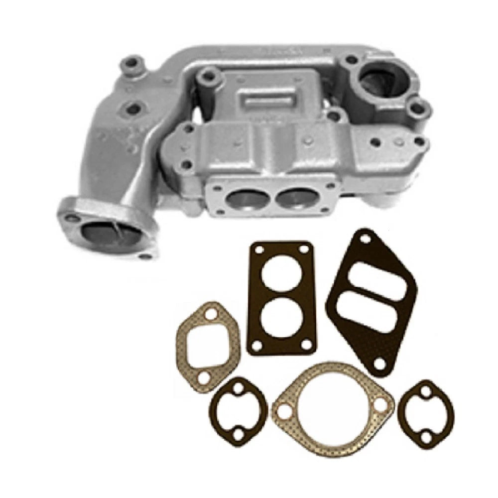 Intake - Exhaust Manifold with Gaskets Set A4640R R100312 Fits John Deere 60 620