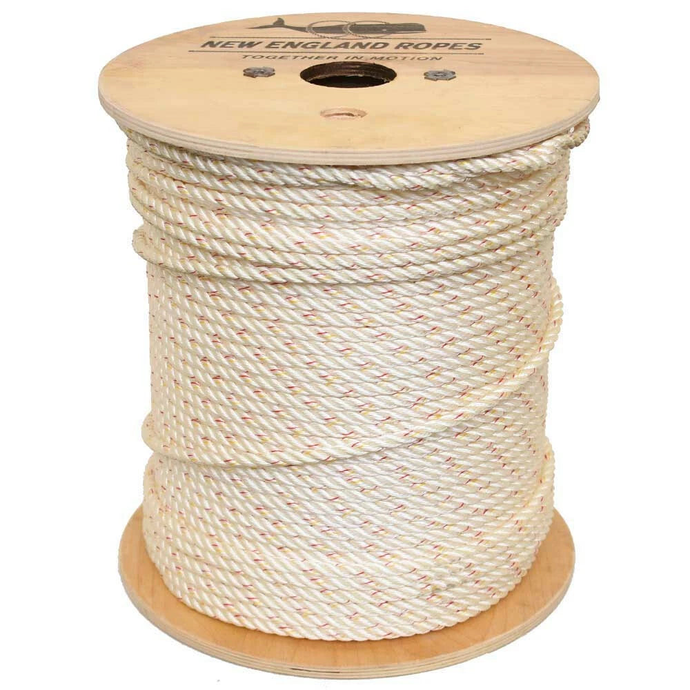 England Boat Dock Line C7050-10-00600 - 5/16 Inch 3-Strand Nylon (600FT)