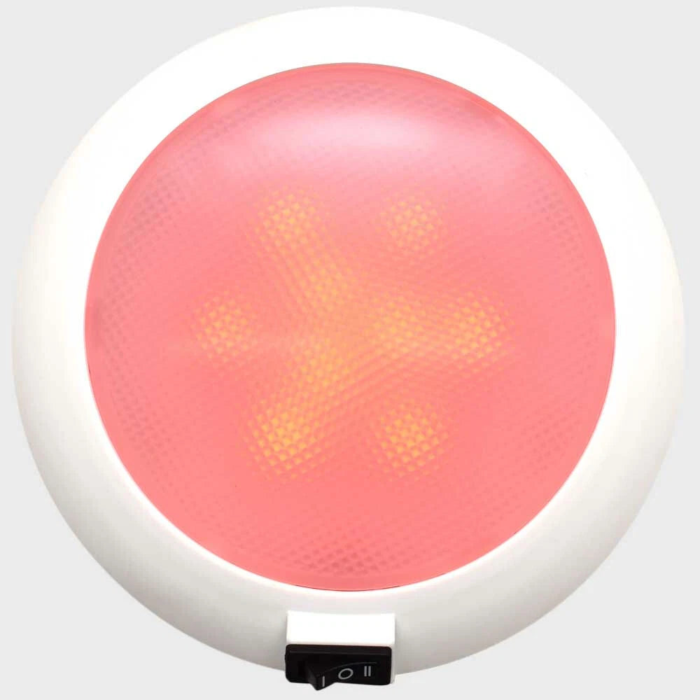 Aqua Signal Boat LED Dome Light 3716602100 - Warm White Red 12VDC