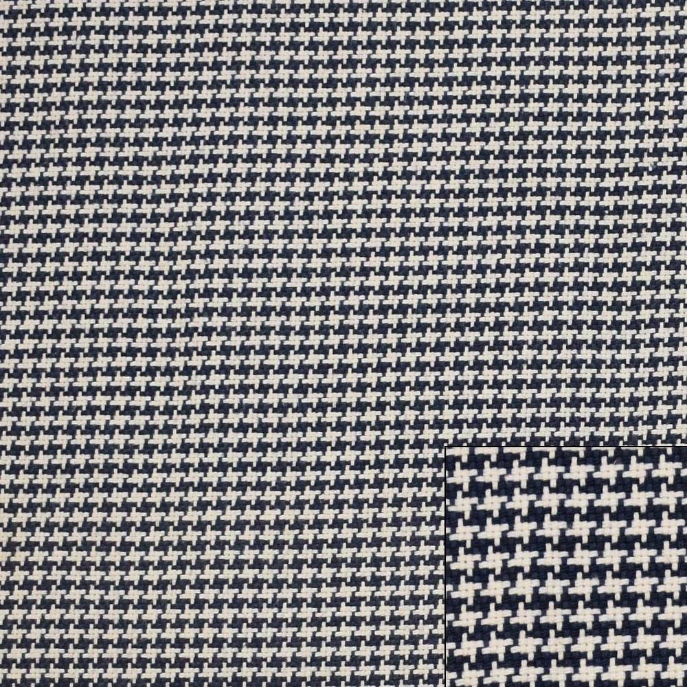 Boat Patterned Fabric - Windmill Navy Blue White 55 Inch (YD)