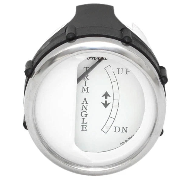 Faria Boat Trim Angle Gauge GP4418A - 2 Inch Silver White