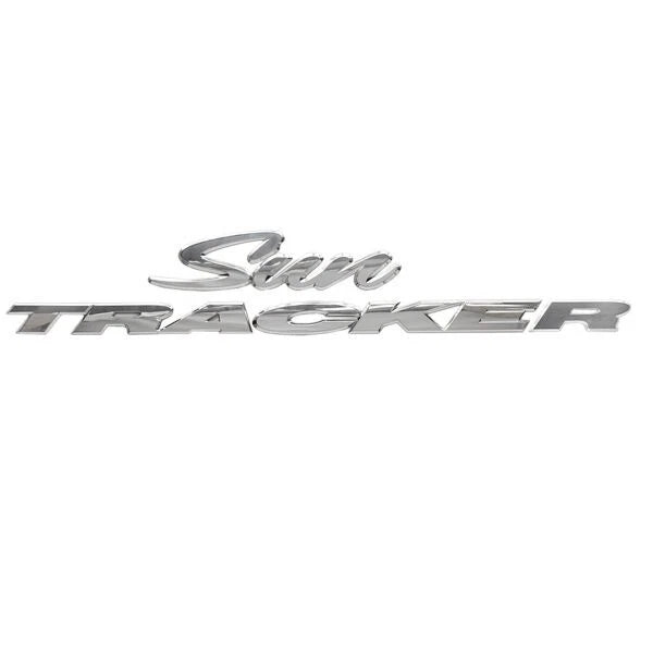Sun Tracker Pontoon Boat Raised Decal - Chromax Logo Sticker