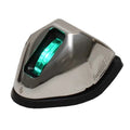 Techniq Boat Side Navigation Light M21-GSSF-1 - LED Green SS (STBD)
