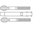 Top Link Assembly Fits John Deere 302 401 401C 401D 2440 2640 2030 2630 AR92432