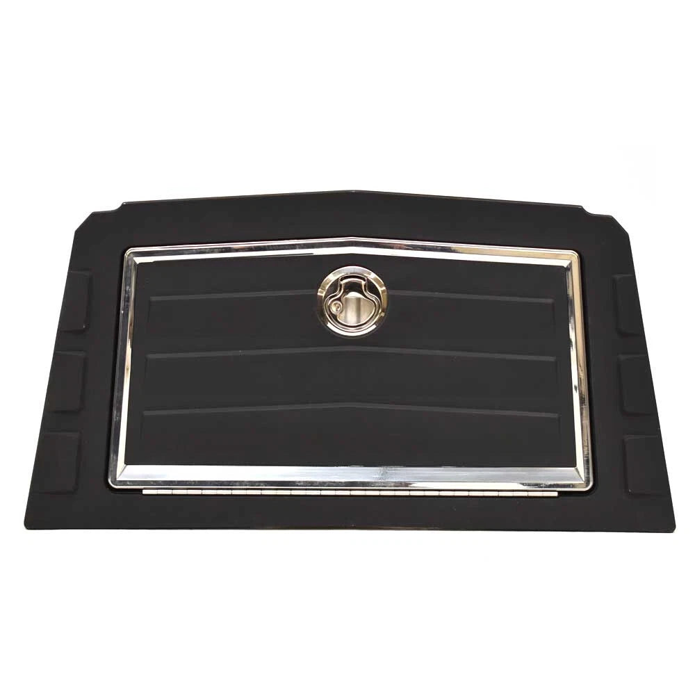 Ranger Boat Glove Panel - 22 1/8 X 11 1/2 Inch Black Acrylic