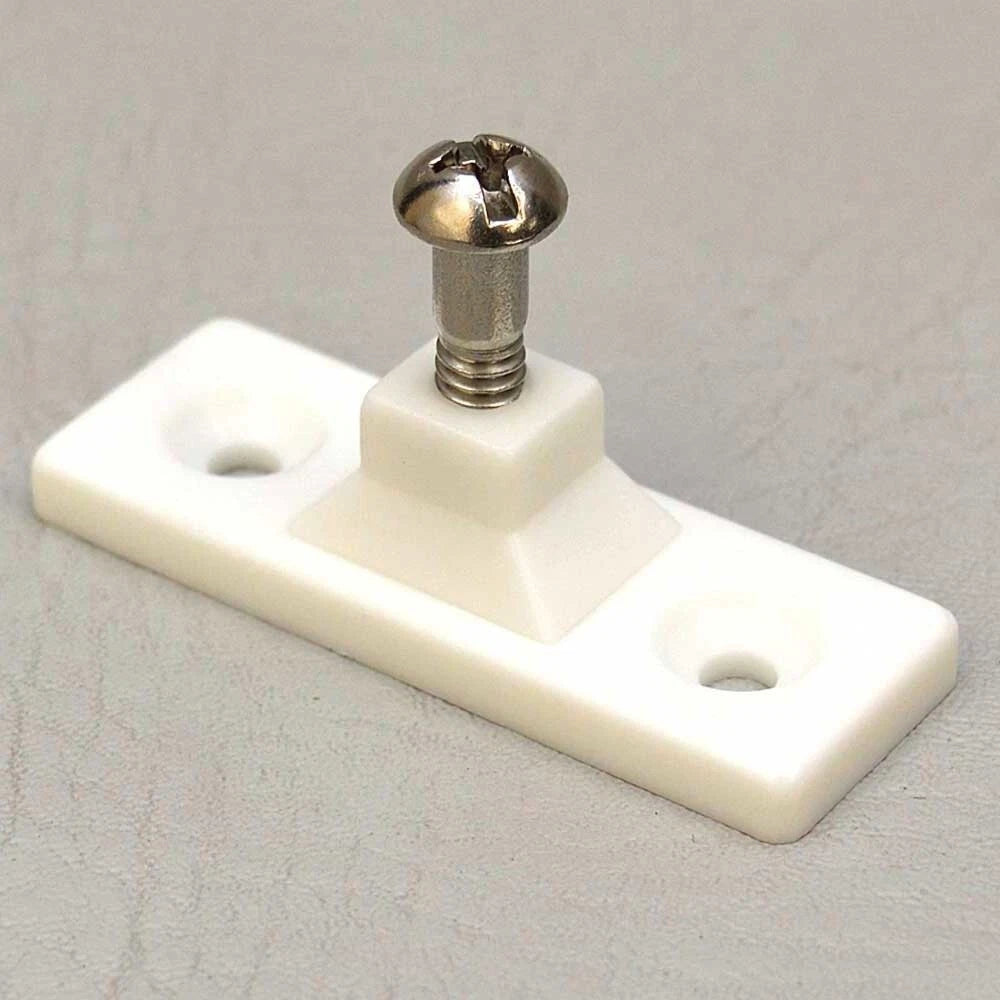 Boater Sports Boat Bimini Hinge 55160 - Side Mount White 7/8 Inch