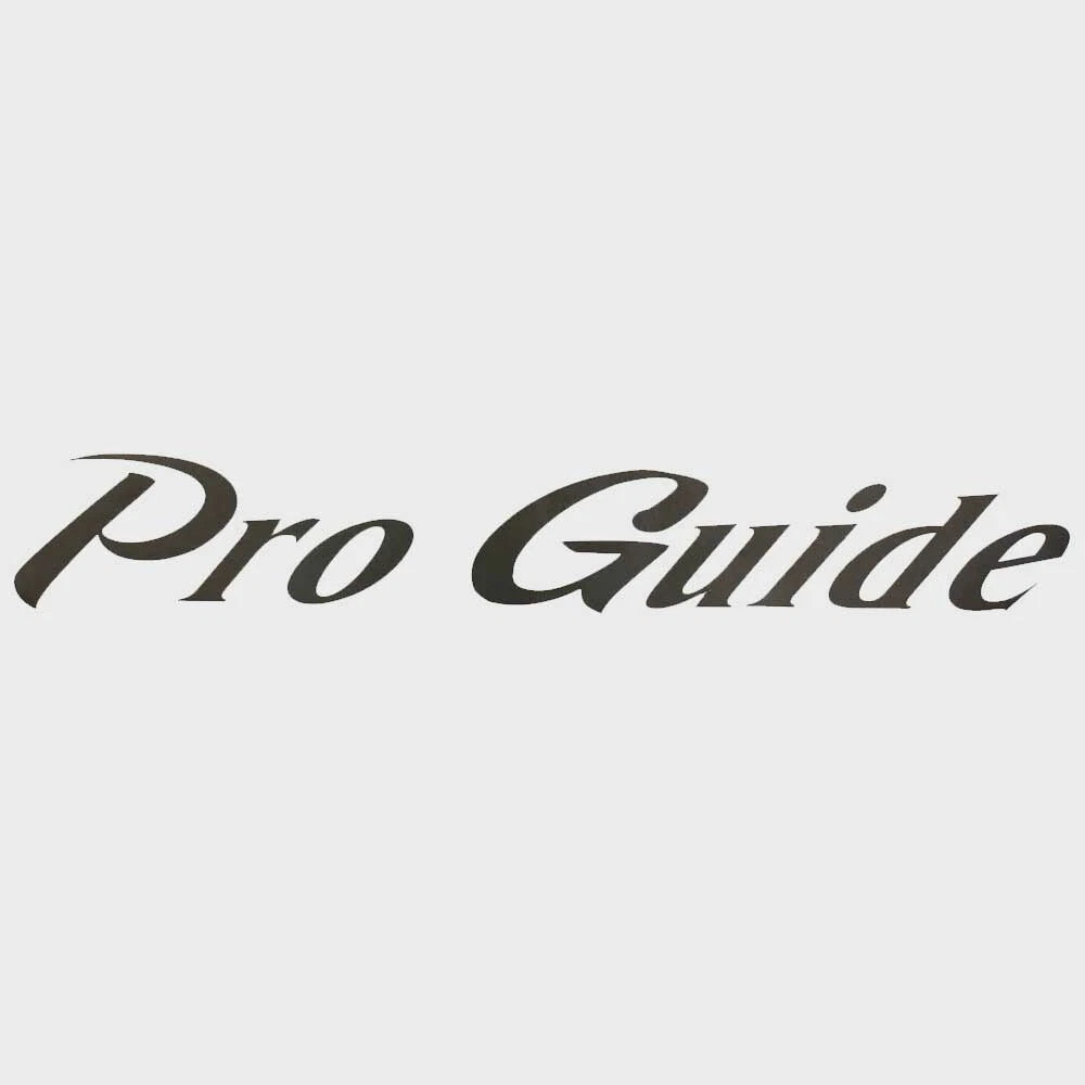 Lund Boat Decal 8304502 - Pro Guide Metallic Silver Sticker
