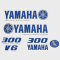 Yamaha Boat Cowling Decals 14.01886 - 300 Fourstroke Stickers (5Pc)