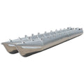 Pontoon Log Float Boat Tubes - with O Strakes 21 FT X 25 Inch (pair)