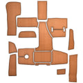 Cobalt 2017 R30 Boat Non-Skid Cockpit Mats 407953 - Snap-It Brown (kit)