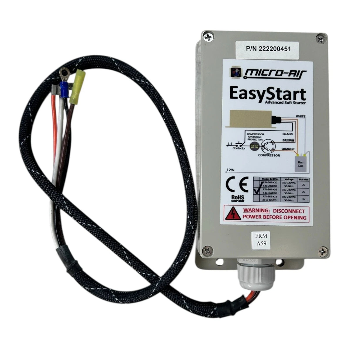 Micro-Air 222200451, Marine Easy Start Advanced Soft Starter 115/230V 36KGRY