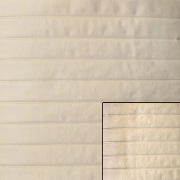 Boat Marine Auto RV Seat Vinyl - Pleated Eggshell White Crownline (YD)