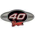 Ranger Boat Raised Decal 7604567 - 40 Year 5 1/2 X 3 Inch Black Silver