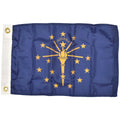 Taylor Made Boat Indiana State Flag 93100 - Nylon Blue Yellow
